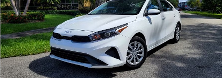 Kia Forte rental car in Miami